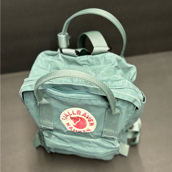 Fjällräven Kanken small blue green backpack - Picture 2 of 10